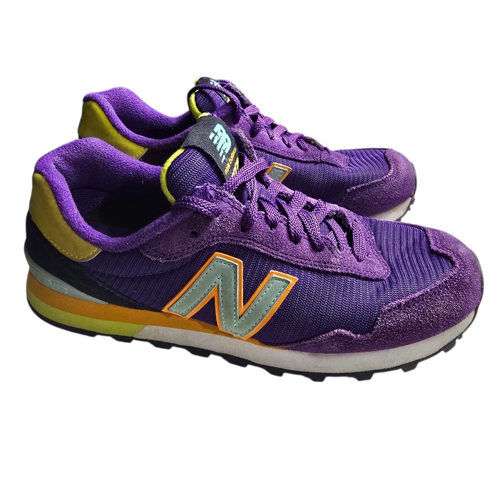 New‎ Balance 515 Womens Purple Yellow Orange Sneakers WL515PB Size 7.5 Retro Run